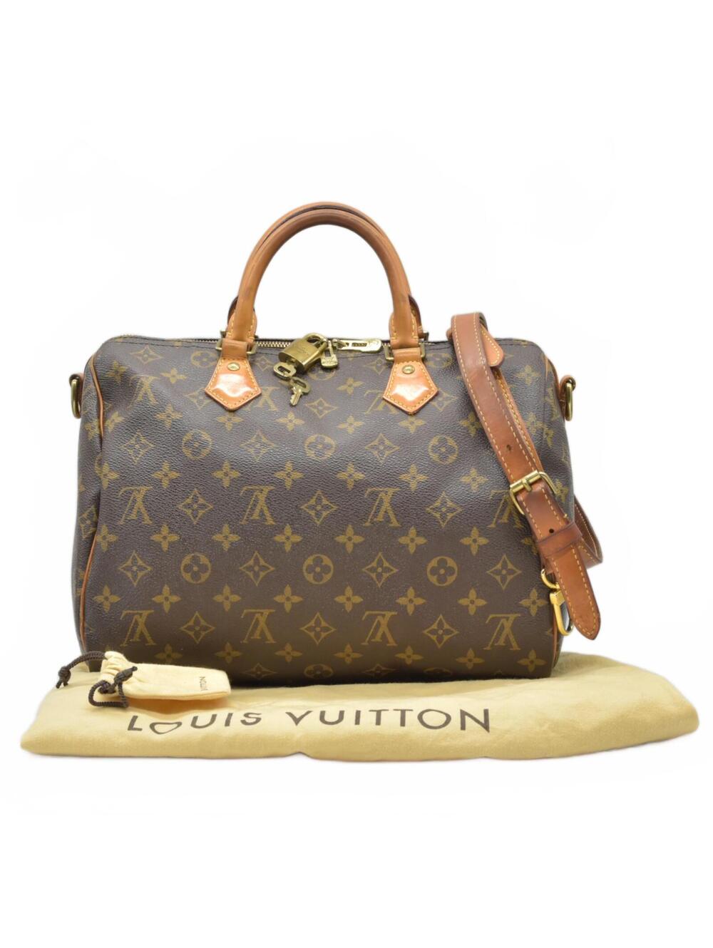2015 Louis Vuitton LV Monogram Speedy Bandouliere 30 SD2155